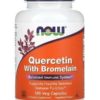 NOW Foods   Quercetin with Bromelain - 120 Vegetarian Capsules Dietary Supplement