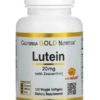 California Gold Nutrition, Lutein with Zeaxanthin, 20 mg - 120 Veggie Softgels Dietary Supplement